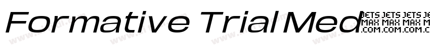 Formative Trial Med字体转换